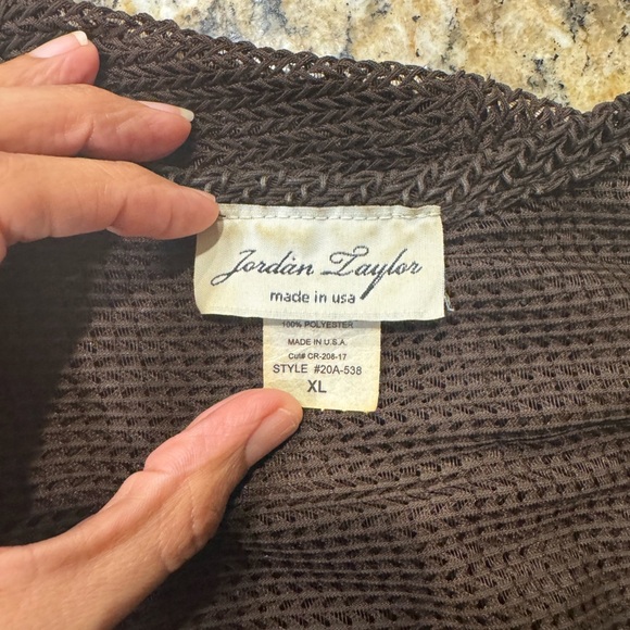 Jordan Taylor Women's brown Mesh Top - Picture 5 of 5